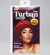 #9063 Qfitt Easy Open Turban - Assort (6PC)