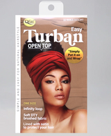 #9063 Qfitt Easy Open Turban - Assort (6PC)