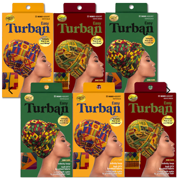 #9065 Easy Turban Kente Assort (6PC)