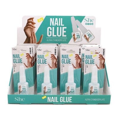 She Nail Glue Set #NG830 (24PC) -  : Beauty Supply, Fashion,  and Jewelry Wholesale Distributor