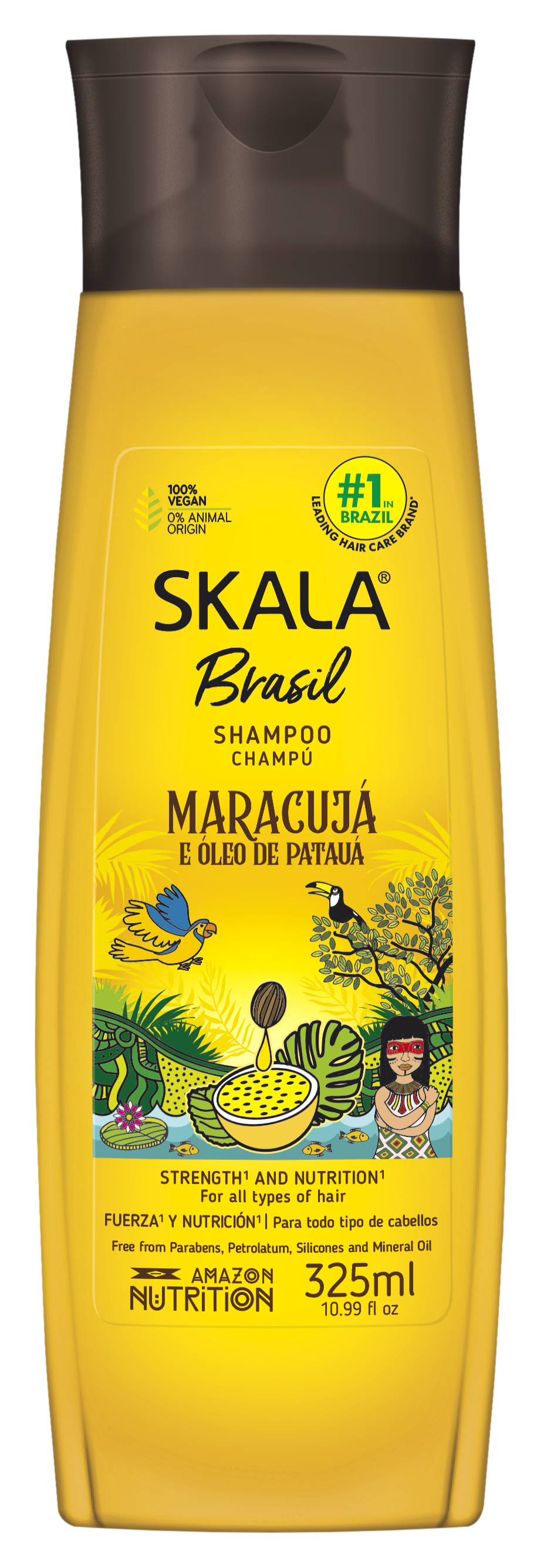 Skala Brasil Maracujá e Óleo de Patauá Shampoo 10.99oz (PC)