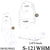 Plain White Long Socks (Size 4-8) #S-121WHM (12PC)