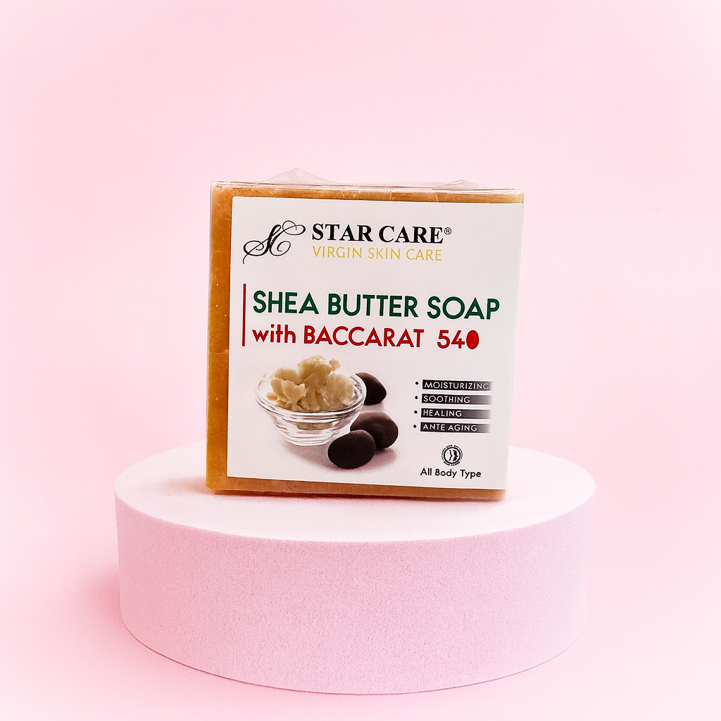 Star Care Virgin Skin Care Shea Butter Soap w/ Baccarat 540 3.5oz (PC)