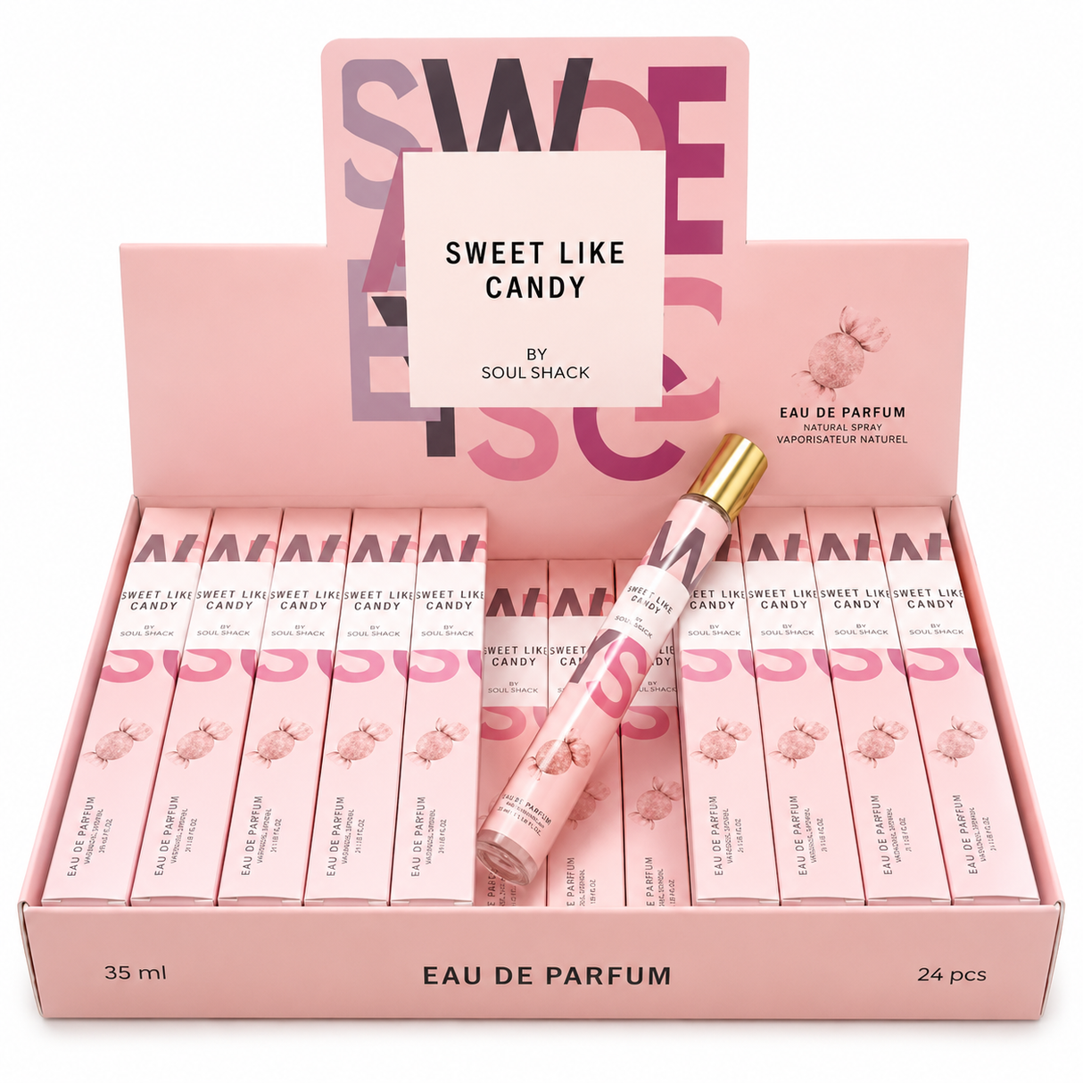 Luxury Travel Size Eau De Parfum Spray 1.18oz #Sweet Like Candy