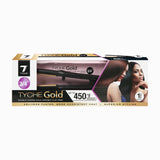 Tyche 1.5" Gold Coated Ceramic Flat Iron #TG150 (PC)