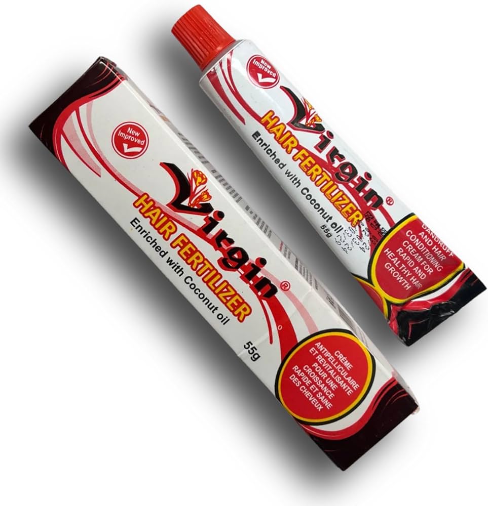 Virgin Hair Fertilizer Enriched w/ Coconut Oil 55g (6PC)