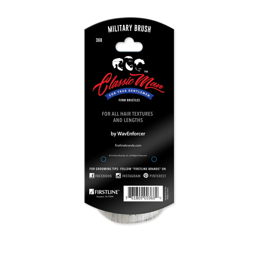 #368 Wav Enforcer Military Brush (4PC)