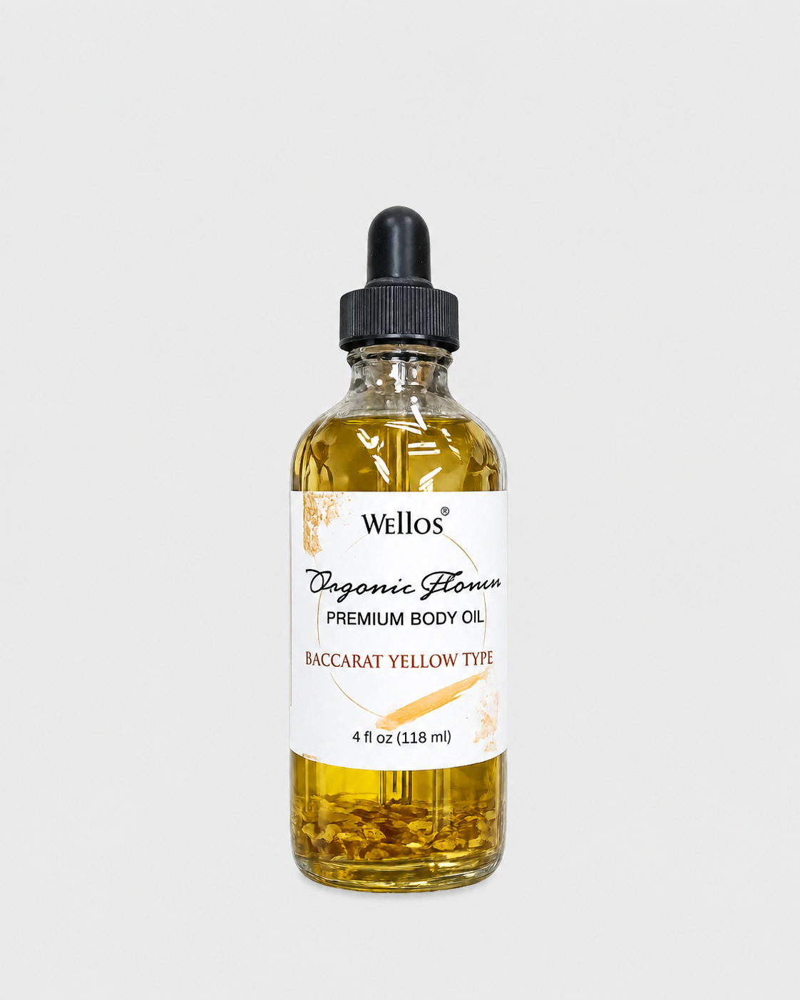 Wellos Organic Flower Body Oil 4oz (PC)