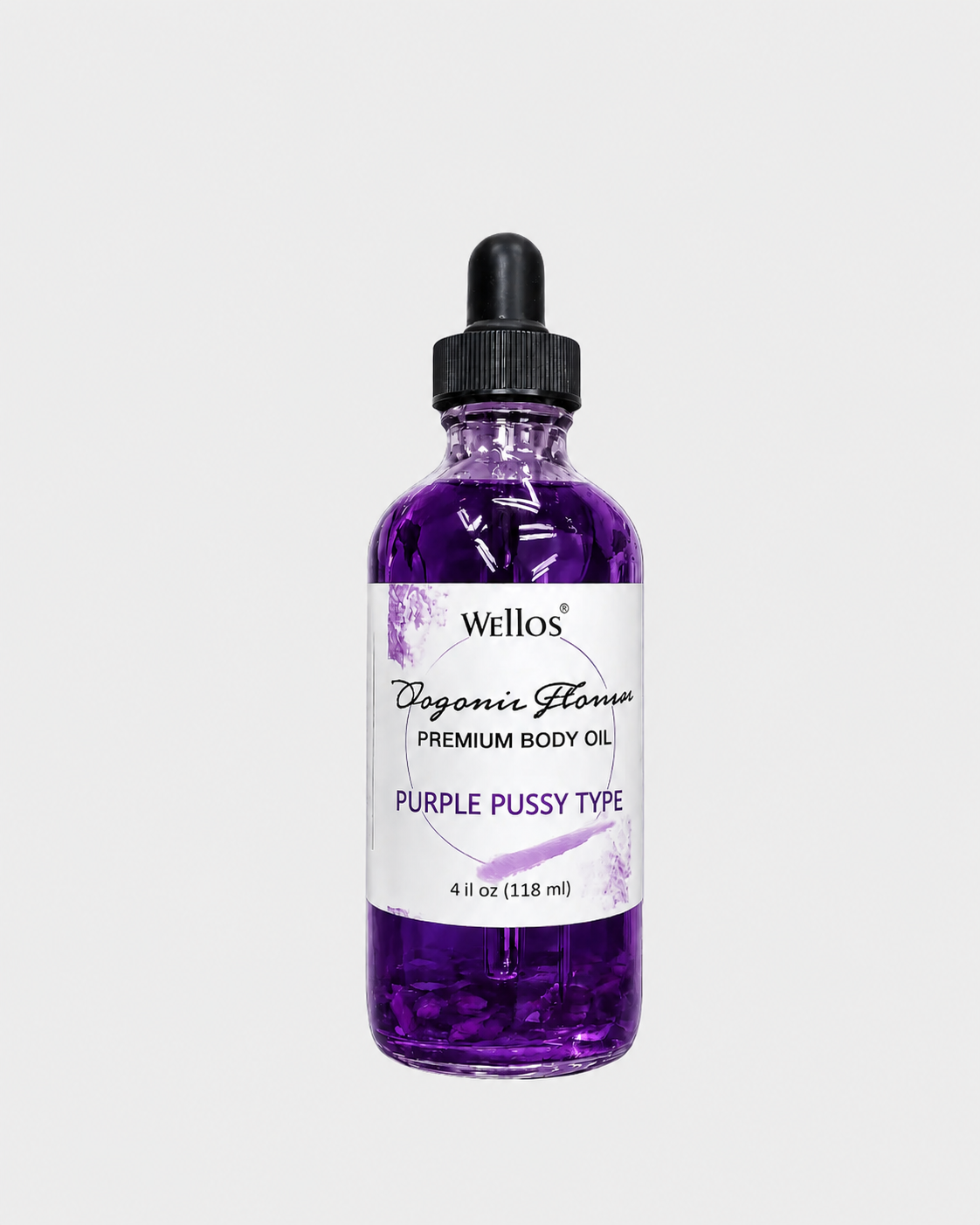 Wellos Organic Flower Body Oil 4oz (PC)