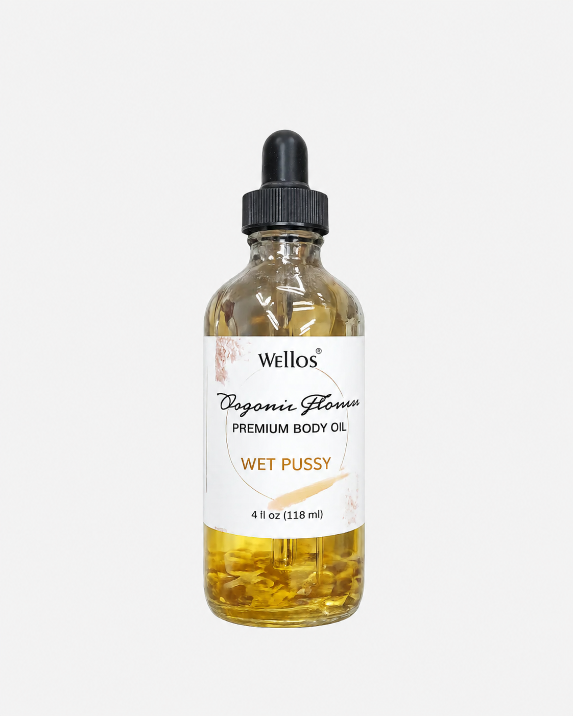 Wellos Organic Flower Body Oil 4oz (PC)