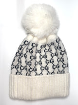 Fashion Designer Knit Pom Pom Beanie #AT346 - Multiple Colors (PC)