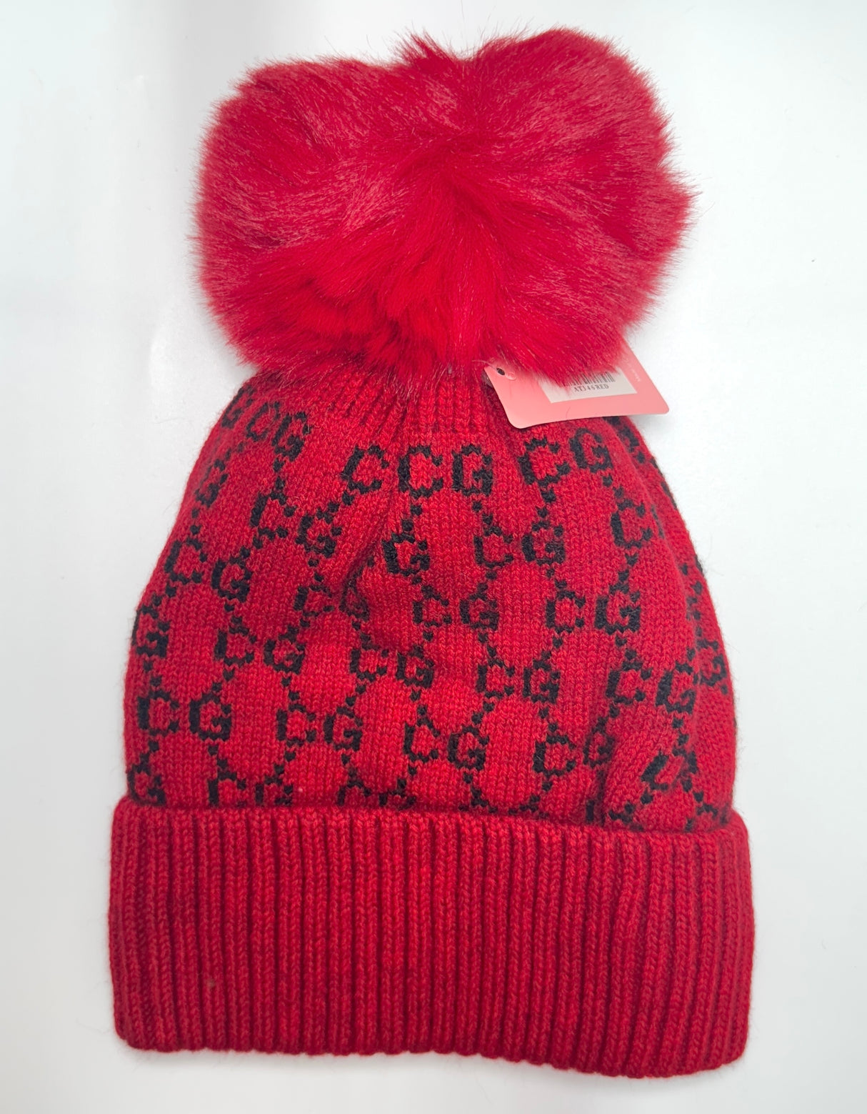 Fashion Designer Knit Pom Pom Beanie #AT346 - Multiple Colors (PC)