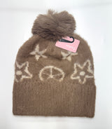 Fashion Fuzzy Designer Pom Pom Beanie #AT516 - Multiple Colors (PC)