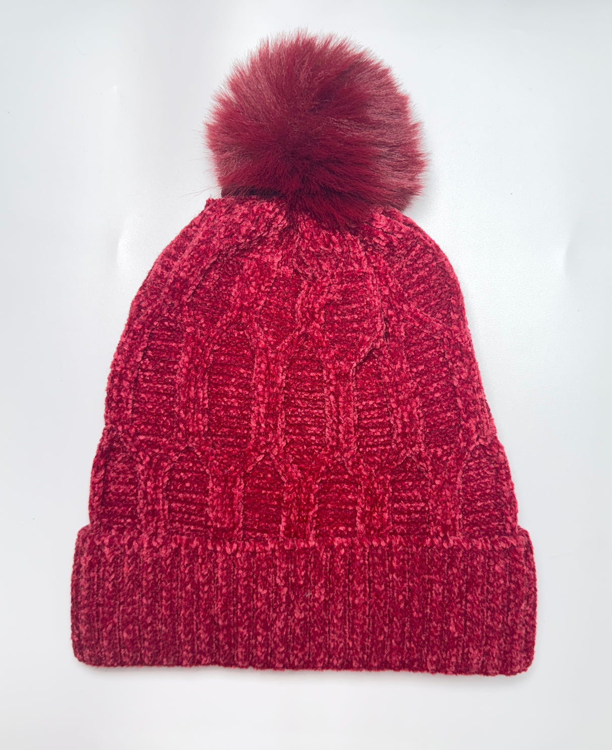 Fashion Knit Pom Pom Beanie #HT212 - Multiple Colors (PC)