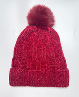 Fashion Knit Pom Pom Beanie #HT212 - Multiple Colors (PC)