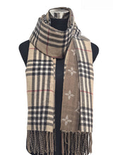 Fashion Plaid Design Woven Scarf #GP0371 - Multiple Colors (PC)