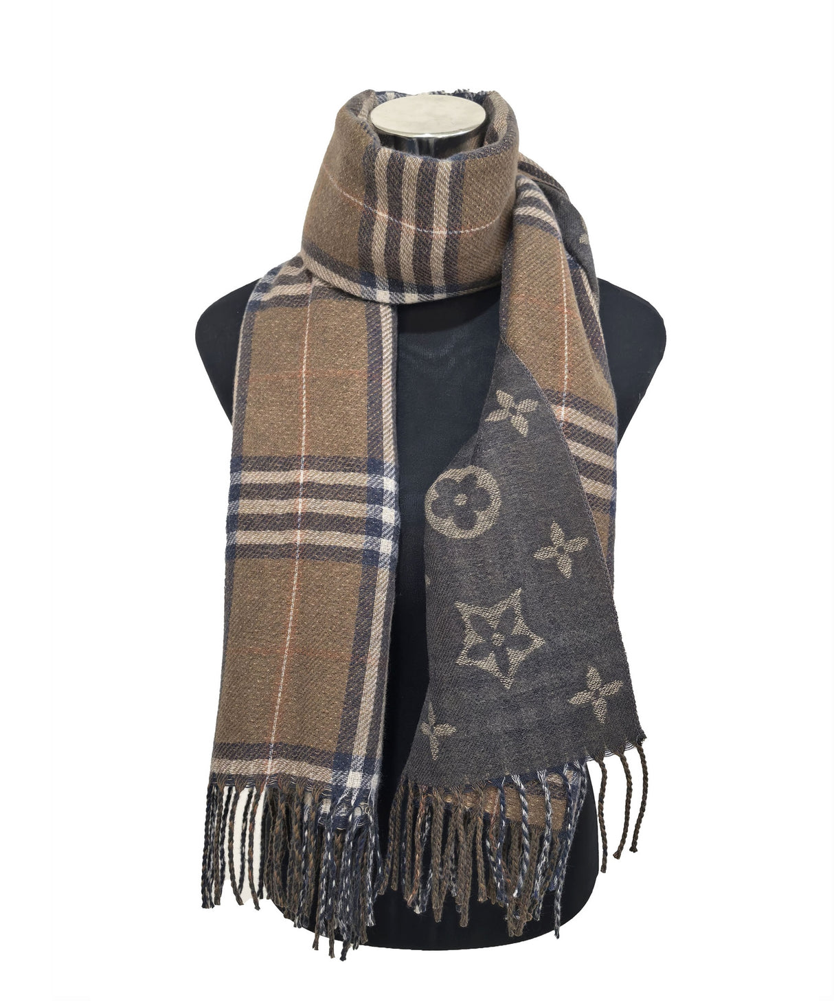 Fashion Plaid Design Woven Scarf #GP0371 - Multiple Colors (PC)