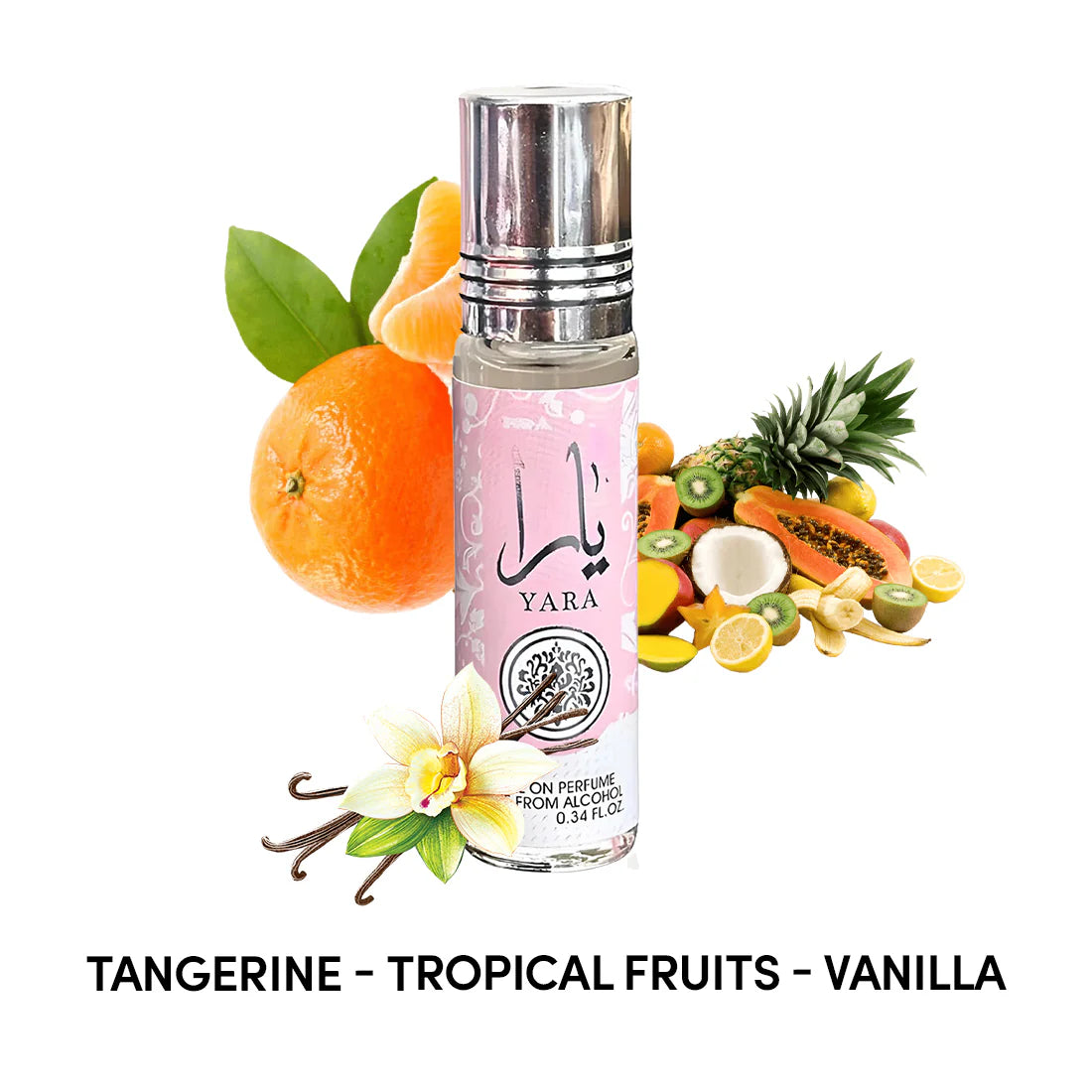 Yara by Lattafa Roll On Parfum Oil 0.34oz (24PC Display)