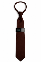 Fashion Long Zip-Up Neck Tie #PSZ1301 - Multiple Colors (PC)