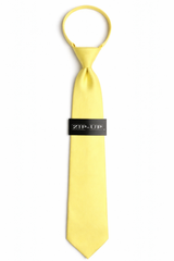 Fashion Long Zip-Up Neck Tie #PSZ1301 - Multiple Colors (PC)