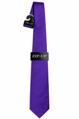 Fashion Long Zip-Up Neck Tie #PSZ1301 - Multiple Colors (PC)