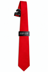Fashion Long Zip-Up Neck Tie #PSZ1301 - Multiple Colors (PC)