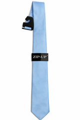 Fashion Long Zip-Up Neck Tie #PSZ1301 - Multiple Colors (PC)