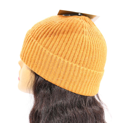 Wool Short Satin Lined Beanie - Multiple Colors (PC)