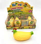 Jumbo Banana Chicken Squish #XLSQ-CK (4PC)