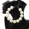 Fashion Pearl Hoop Earrings #YE2867 - Multiple Colors (PC)