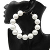 Fashion Pearl Hoop Earrings #YE2867 - Multiple Colors (PC)