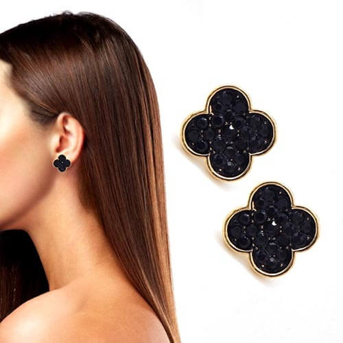 Fashion Design Clover Earrings #YE3542 - Multiple Colors (PC)