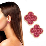 Fashion Design Clover Earrings #YE3542 - Multiple Colors (PC)