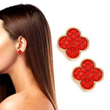 Fashion Design Clover Earrings #YE3542 - Multiple Colors (PC)