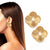 Fashion Clover Earrings #YE3549GD (PC)