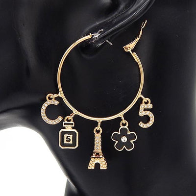 Fashion Design Earrings #YE3575 - Multiple Colors (PC)