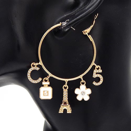 Fashion Design Earrings #YE3575 - Multiple Colors (PC)