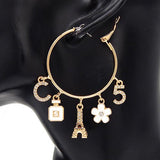 Fashion Design Earrings #YE3575 - Multiple Colors (PC)