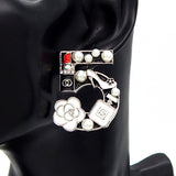 Fashion Pearl No. 5 Statement Earrings #YE3594 - Multiple Colors (PC)