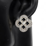 Fashion Clover Stone Earrings #YE3607 - Multiple Colors (PC)