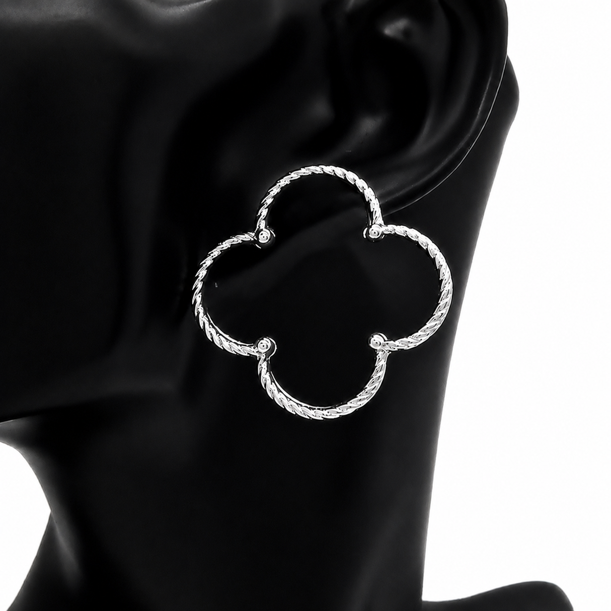Fashion Large Clover Earrings #YE3613 - Multiple Colors (PC)