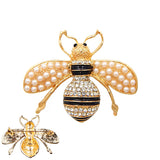 Fashion Small Rhinestone Bee Brooch #YM2003 - Multiple Colors (PC)