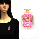 Fashion Perfume Bottle Brooch #YM2071 - Multiple Colors (PC)