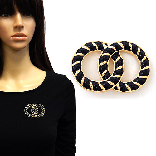 Fashion Design Infinity Brooch #YM2106 - Multiple Colors (PC)