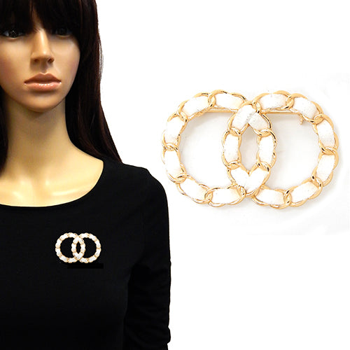 Fashion Design Infinity Brooch #YM2118 - Multiple Colors (PC)