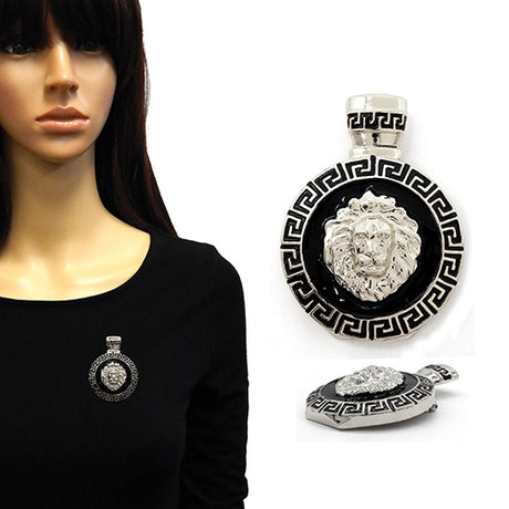 Fashion Lion Perfume Brooch #YM2208 - Multiple Colors (PC)