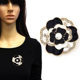 Fashion Rhinestone Flower Brooch #YM2260 - Multiple Colors (PC)