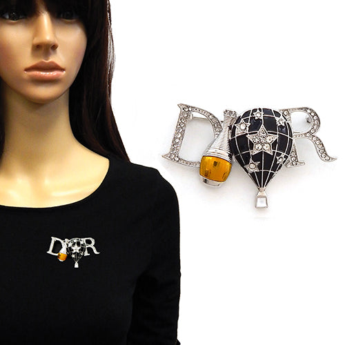 Fashion Air Balloon W/Stars Brooch #YM2267 - Multiple Colors (PC)