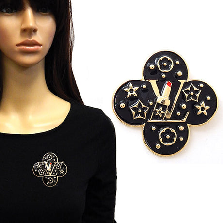 Fashion Clover-Shaped Brooch W/Multicolor Stars #YM2276 - Multiple Colors (PC)
