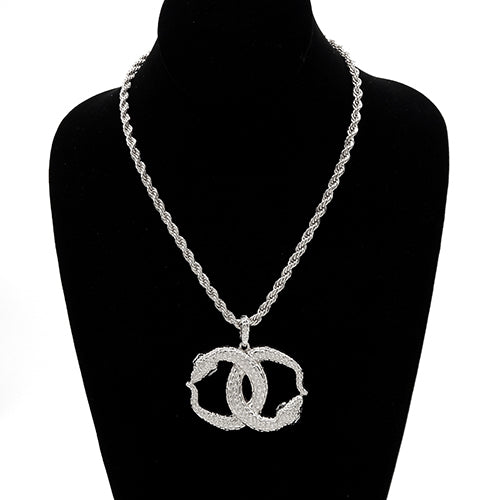 Fashion Snake Design Necklace #YN3604 - Multiple Colors (PC)